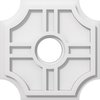 Ekena Millwork Haus Architectural Grade PVC Contemporary Ceiling Medallion, 12"OD x 3"ID x 4"C x 1"P CMP12HS-03000